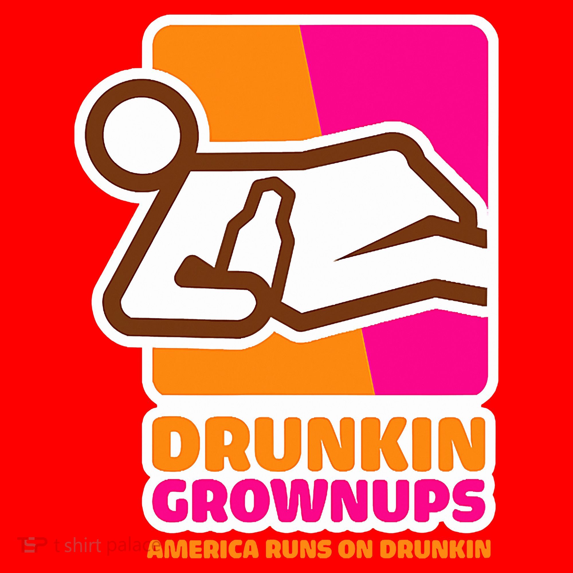 Drunkin Grownups Adult Party Sarcastic Drinking Santa Hat
