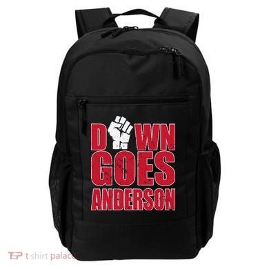 DOWN GOES ANDERSON FUNNY BASEBALL Backpack