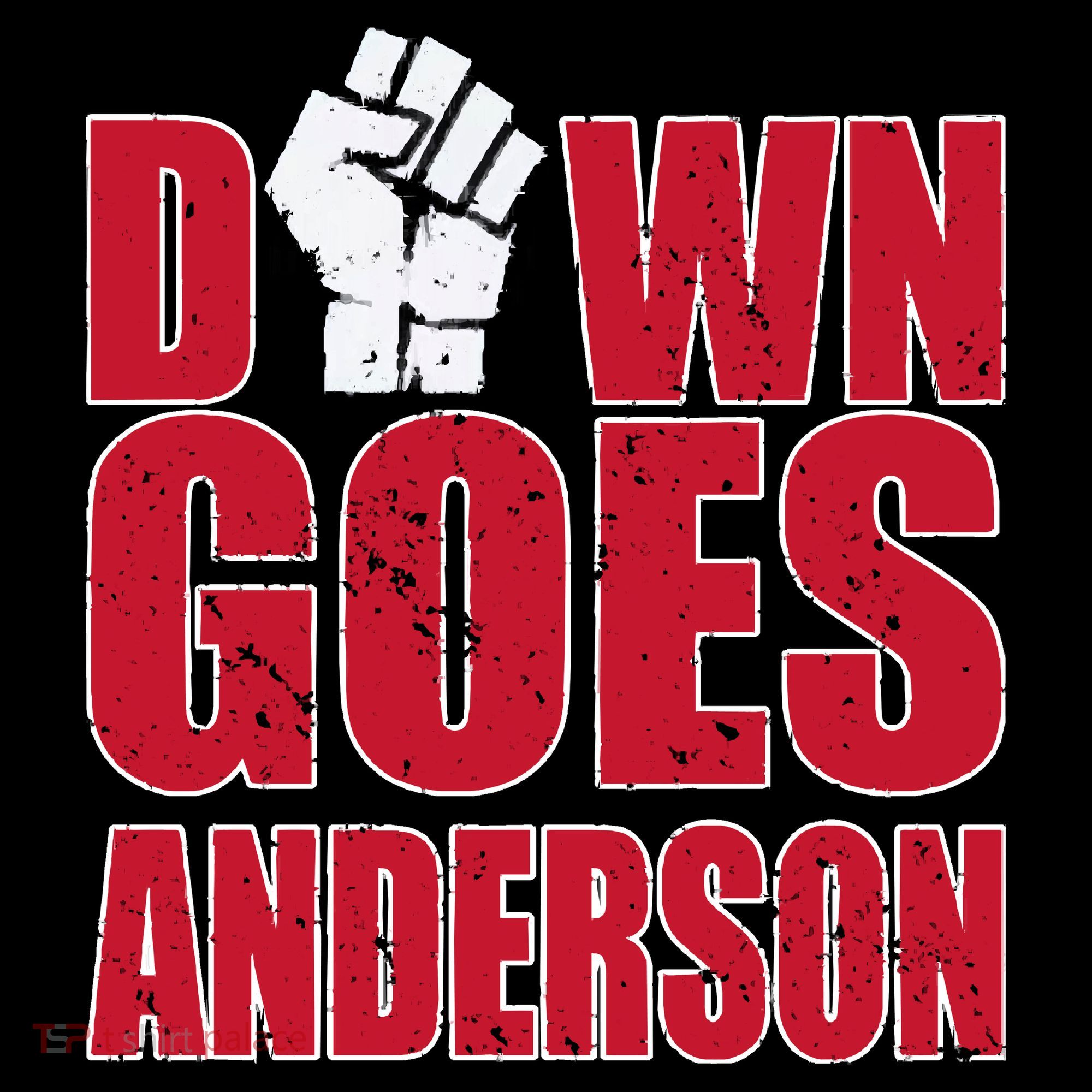 DOWN GOES ANDERSON FUNNY BASEBALL Backpack