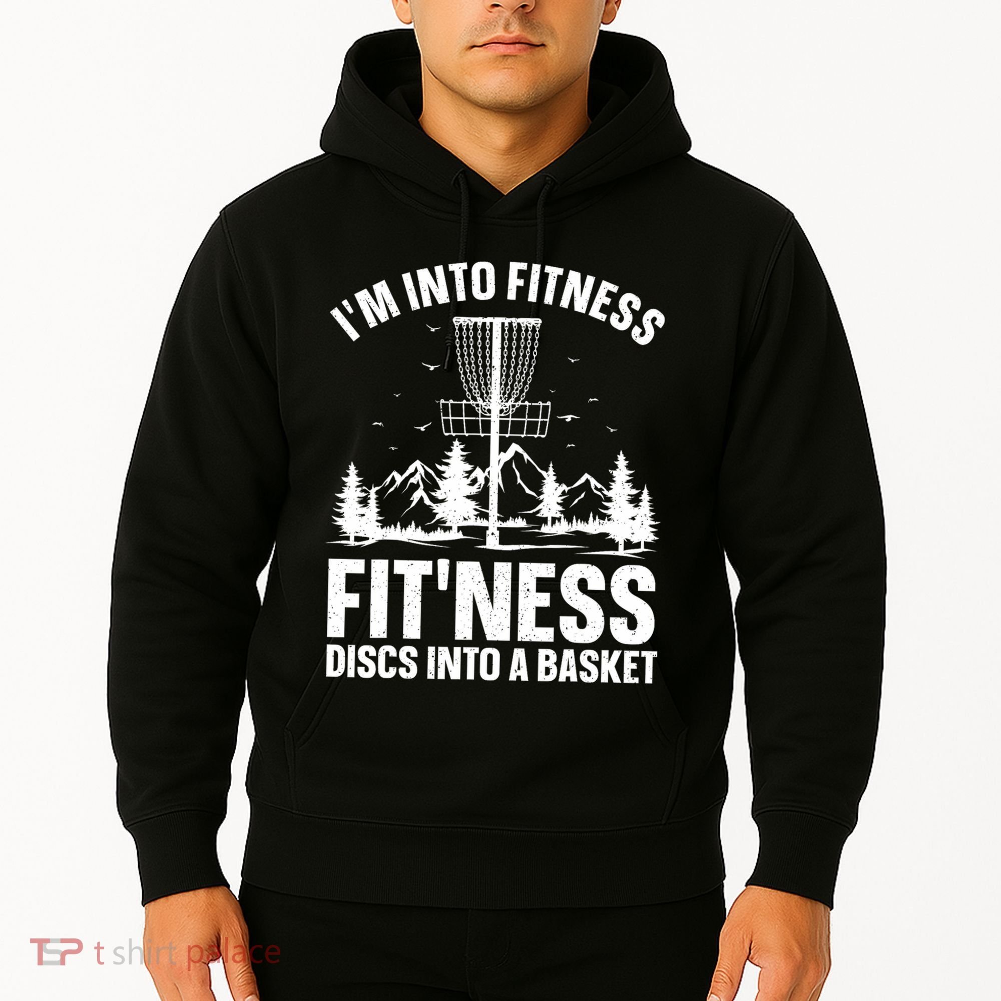 Disc Golf Art Disc Golfer Player Disc Golf Hoodie