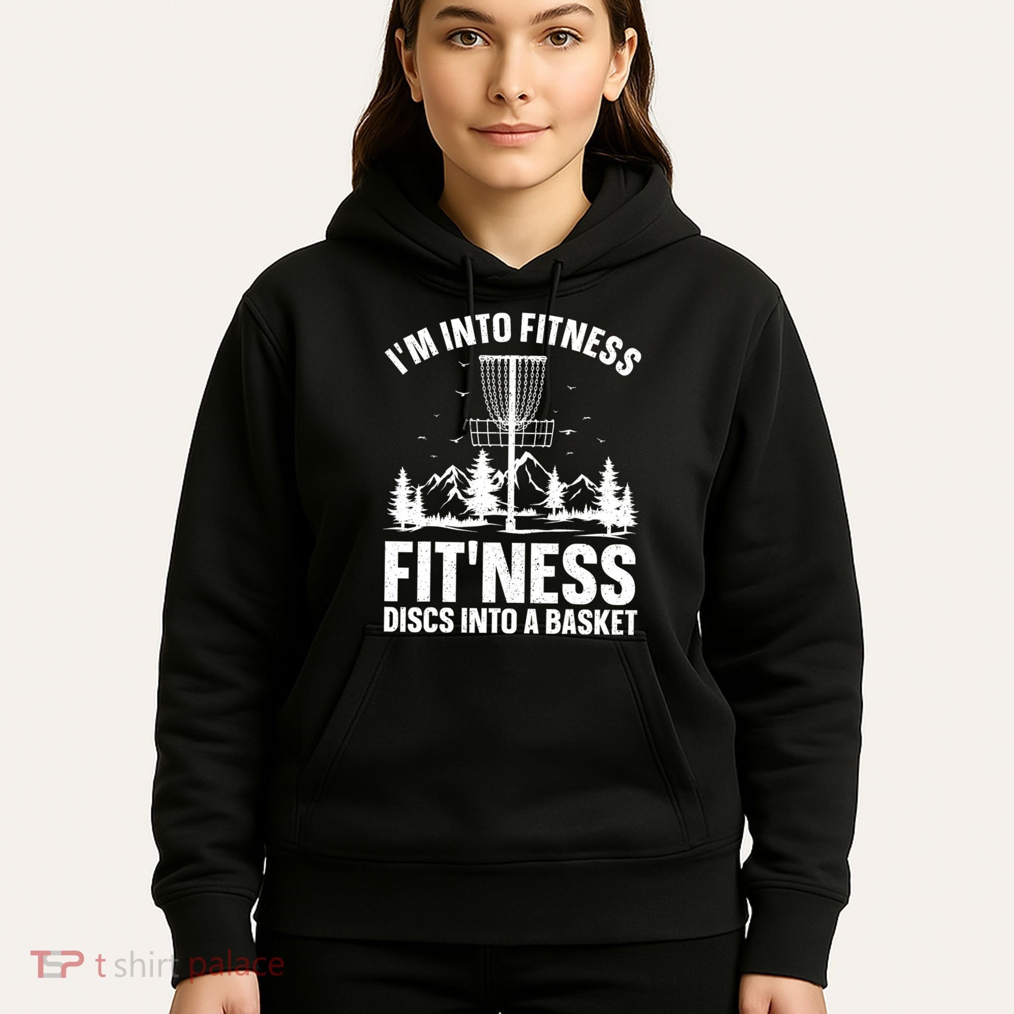 Disc Golf Art Disc Golfer Player Disc Golf Hoodie