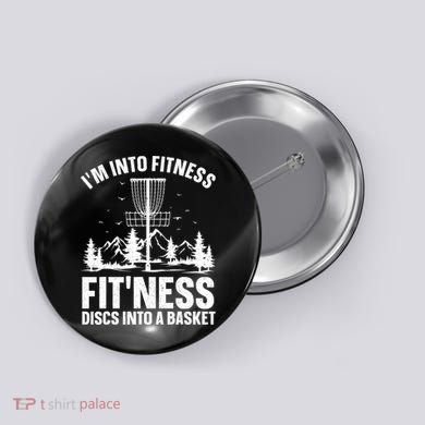 Disc Golf Art Disc Golfer Player Disc Golf Button