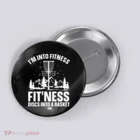 Disc Golf Art Disc Golfer Player Disc Golf Button thumb 0
