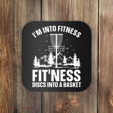Disc Golf Art Disc Golfer Player Disc Golf Coaster
