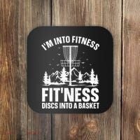 Disc Golf Art Disc Golfer Player Disc Golf Coaster thumb 0