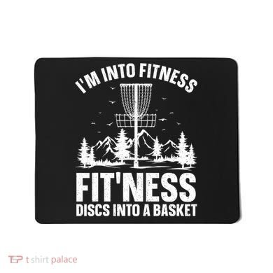 Disc Golf Art Disc Golfer Player Disc Golf Mousepad