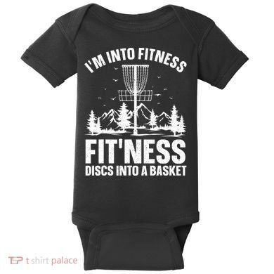 Disc Golf Art Disc Golfer Player Disc Golf Baby Bodysuit
