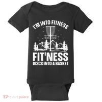 Disc Golf Art Disc Golfer Player Disc Golf Baby Bodysuit thumb 0