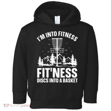 Disc Golf Art Disc Golfer Player Disc Golf Toddler Hoodie