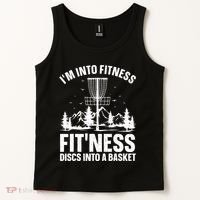Disc Golf Art Disc Golfer Player Disc Golf Tank Top thumb 2