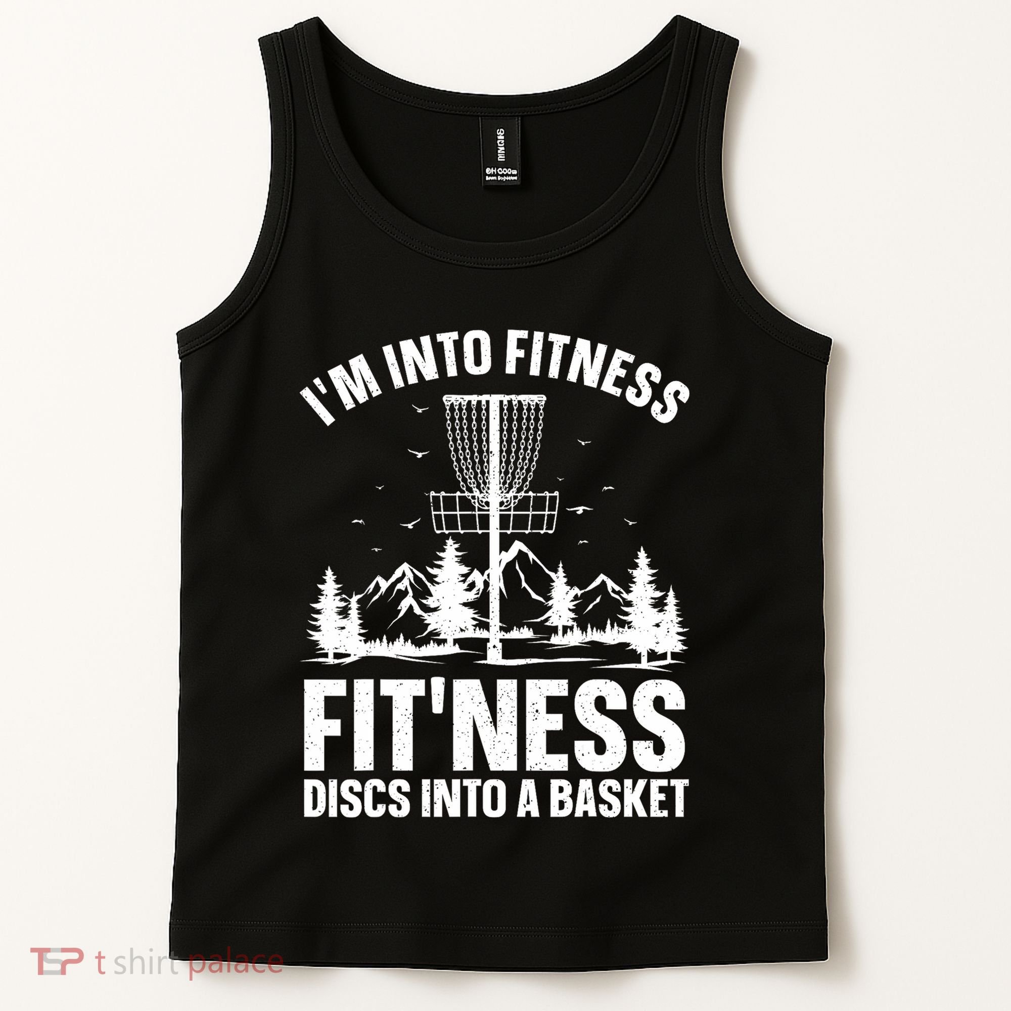 Disc Golf Art Disc Golfer Player Disc Golf Tank Top