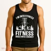 Disc Golf Art Disc Golfer Player Disc Golf Tank Top thumb 3