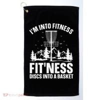 Disc Golf Art Disc Golfer Player Disc Golf Golf Towel thumb 0