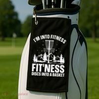 Disc Golf Art Disc Golfer Player Disc Golf Golf Towel thumb 2