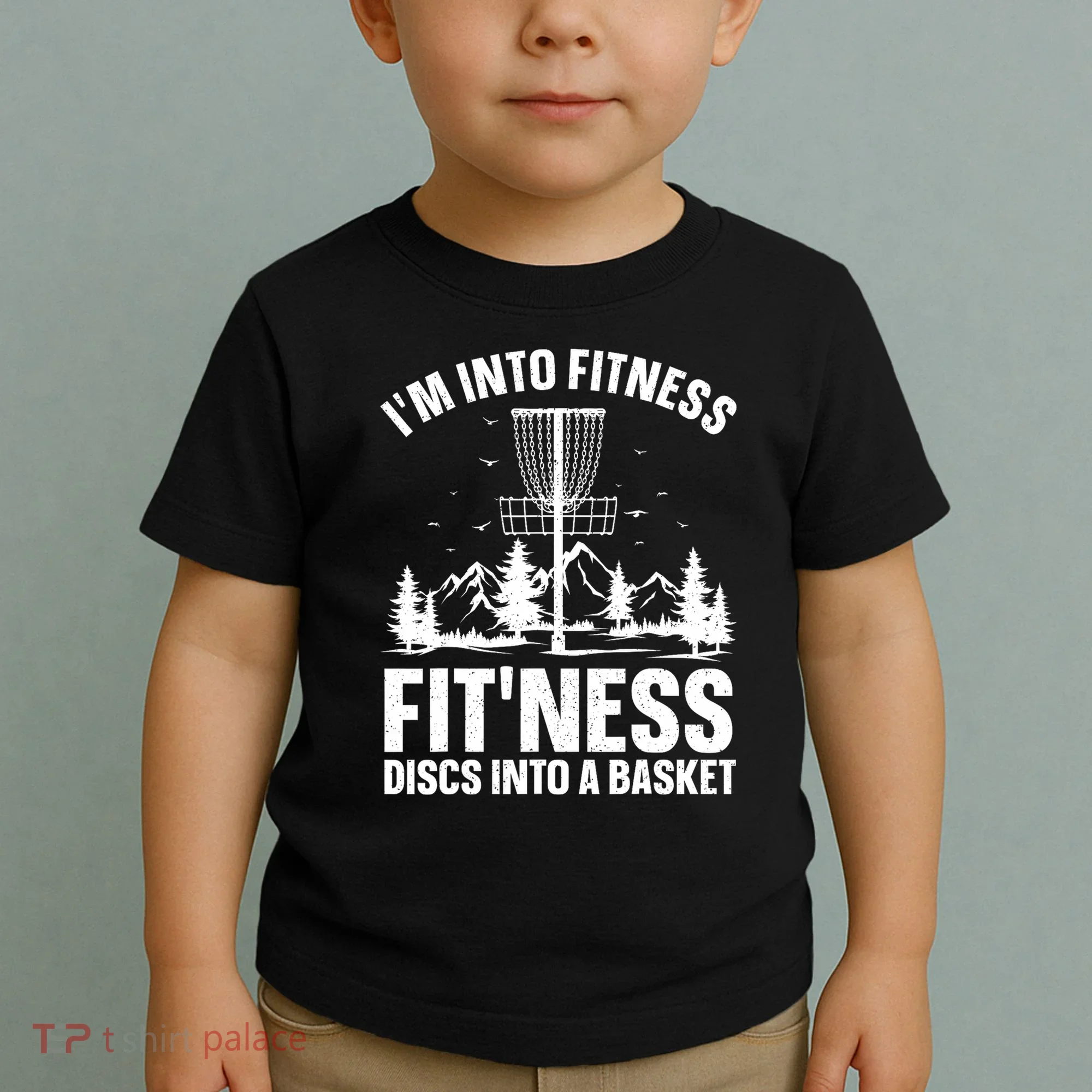 Disc Golf Art Disc Golfer Player Disc Golf Toddler T-Shirt