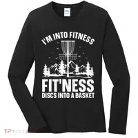 Disc Golf Art Disc Golfer Player Disc Golf Women's Long Sleeve Shirt thumb 0