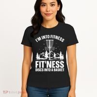 Disc Golf Art Disc Golfer Player Disc Golf Women's T-Shirt thumb 4