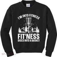 Disc Golf Art Disc Golfer Player Disc Golf Kids Sweatshirt thumb 0