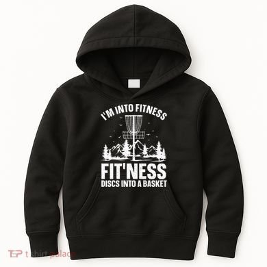 Disc Golf Art Disc Golfer Player Disc Golf Kids Hoodie