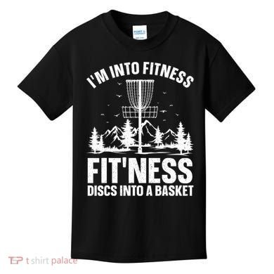 Disc Golf Art Disc Golfer Player Disc Golf Kids T-Shirt