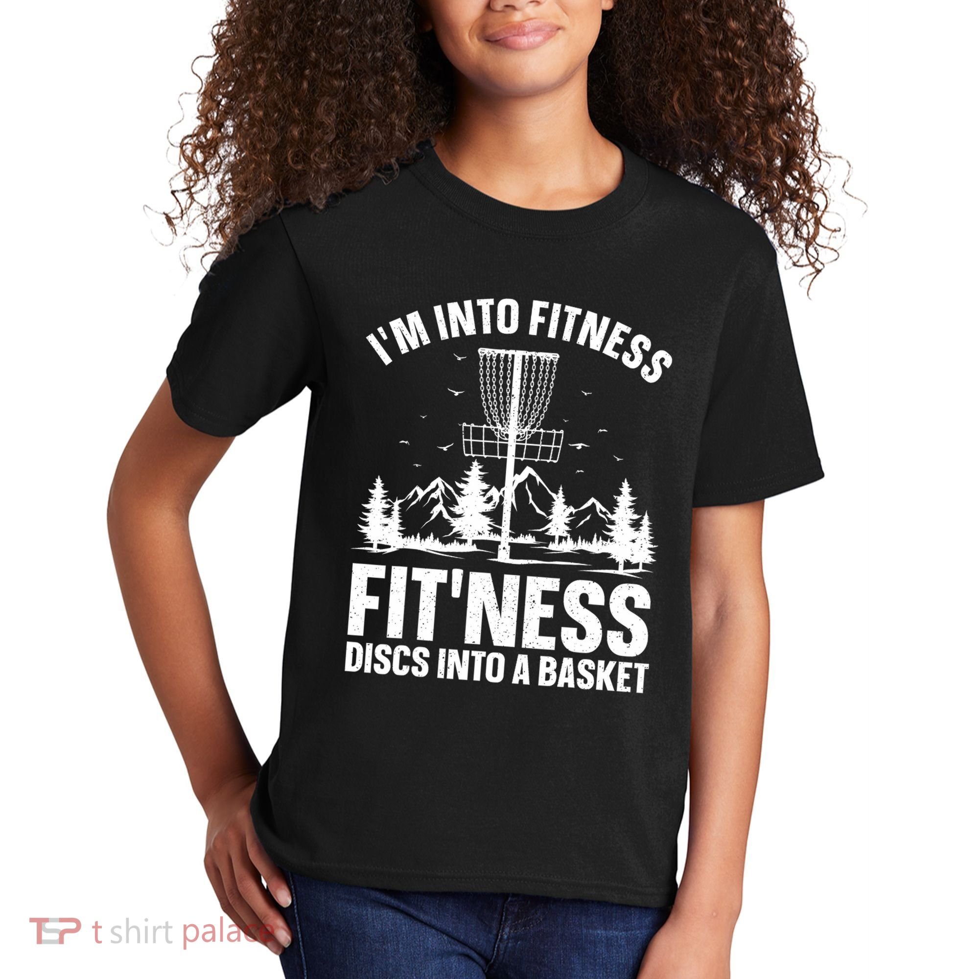 Disc Golf Art Disc Golfer Player Disc Golf Kids T-Shirt