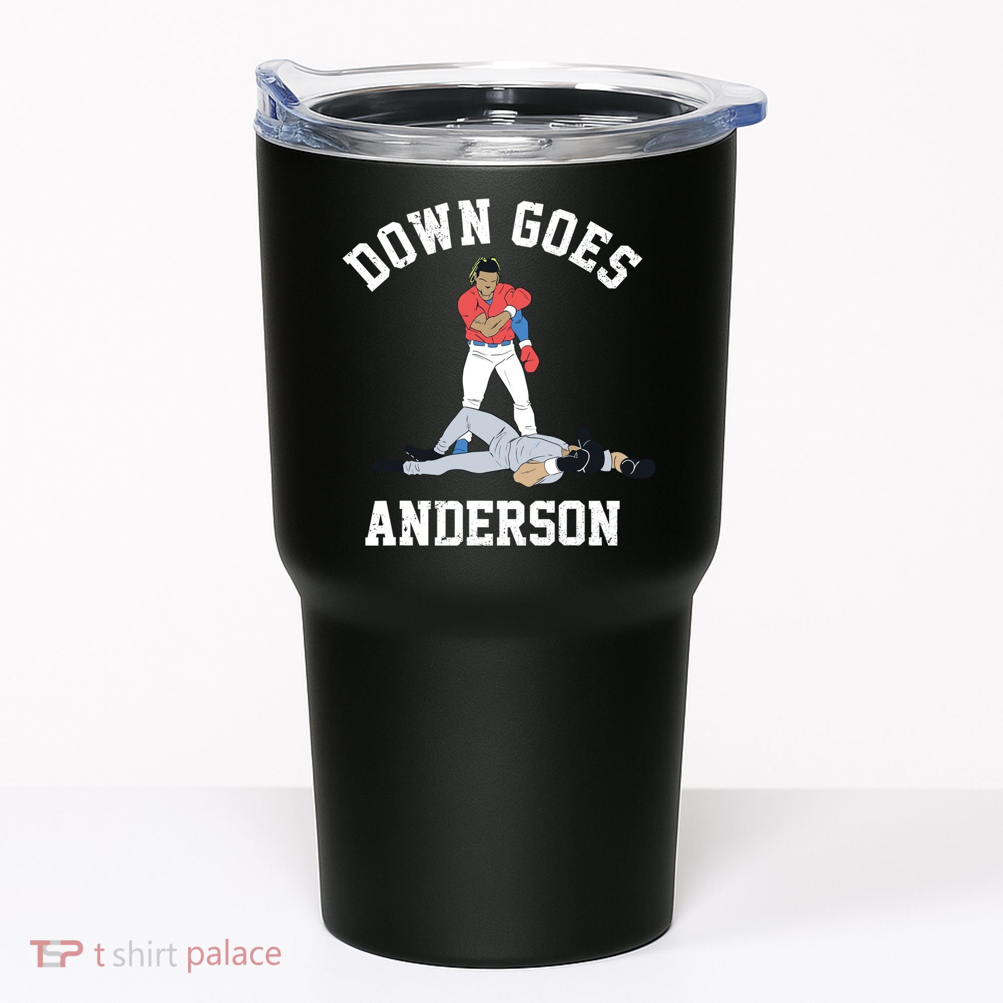 Down Goes Anderson Tumbler