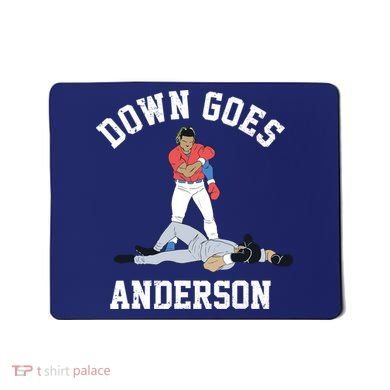 Down Goes Anderson Mousepad