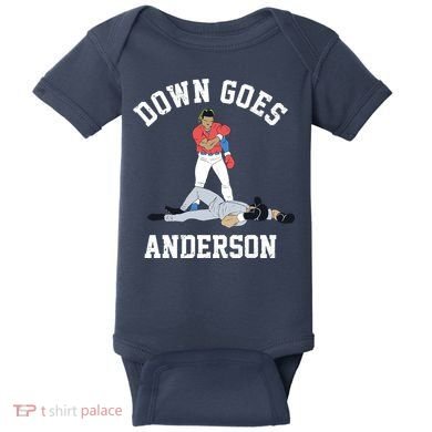 Down Goes Anderson Baby Bodysuit