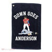 Down Goes Anderson Golf Towel thumb 0