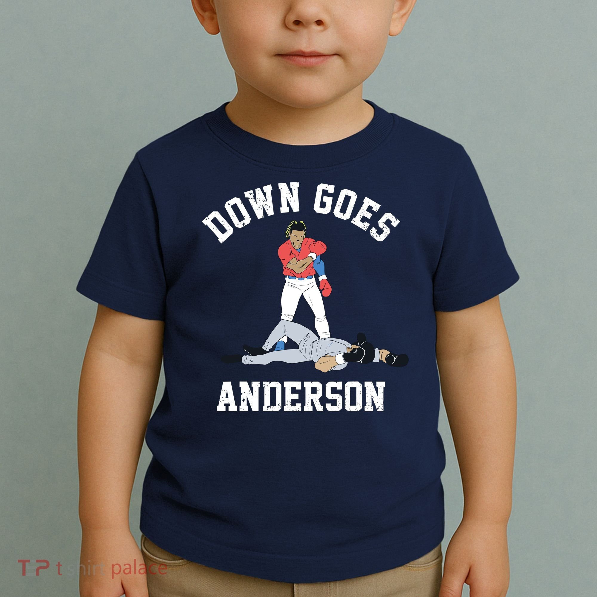 Down Goes Anderson Toddler T-Shirt