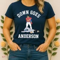 Down Goes Anderson Women's T-Shirt thumb 2