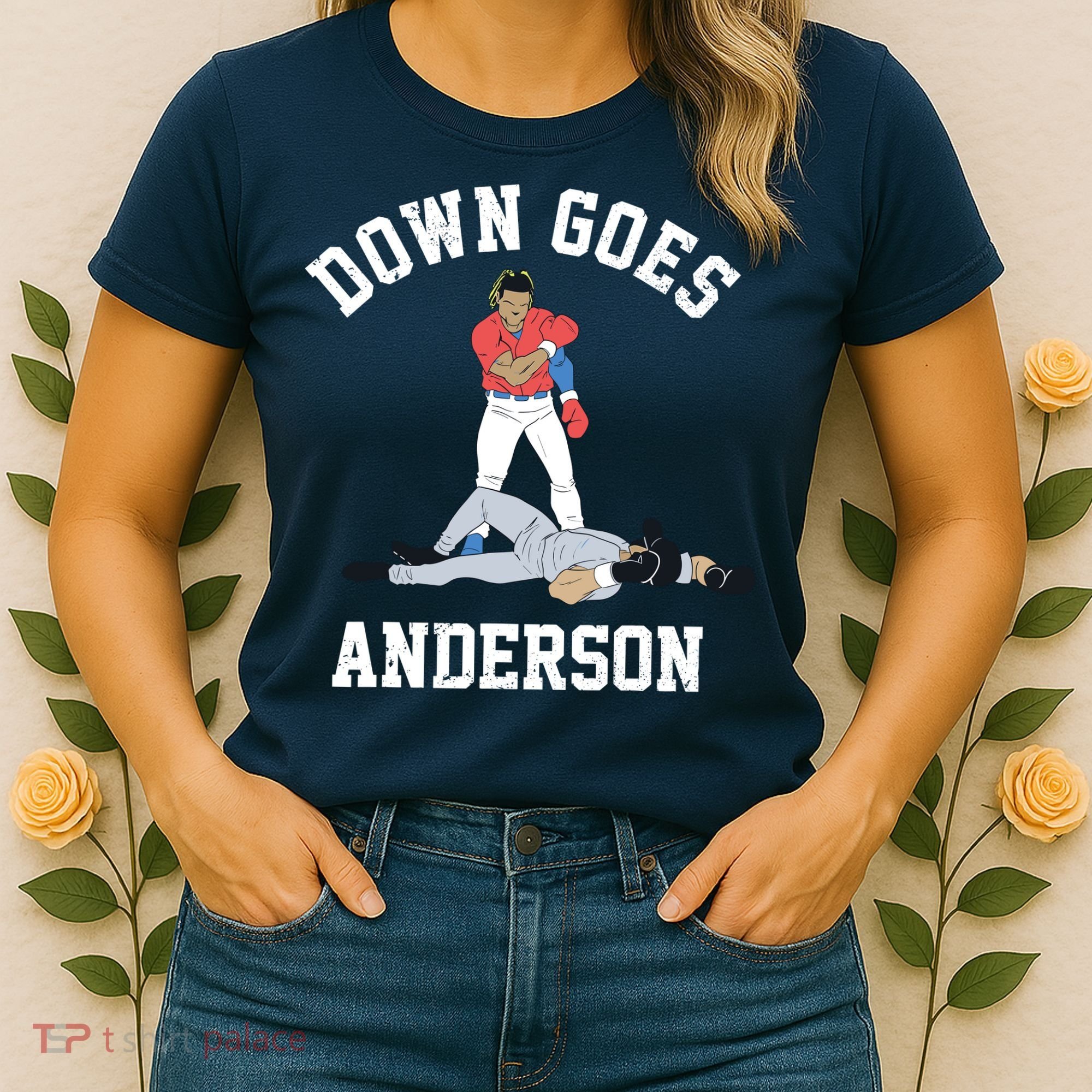 Down Goes Anderson Women's T-Shirt