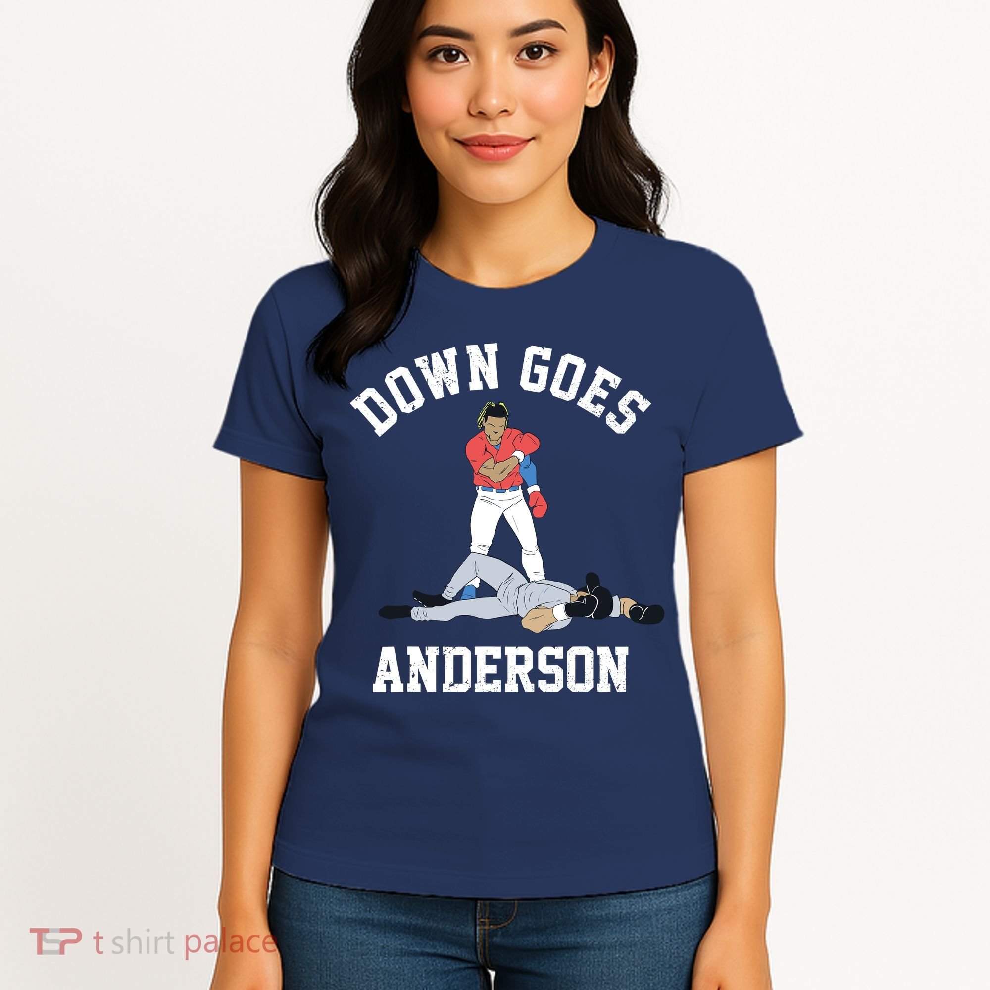 Down Goes Anderson Women's T-Shirt