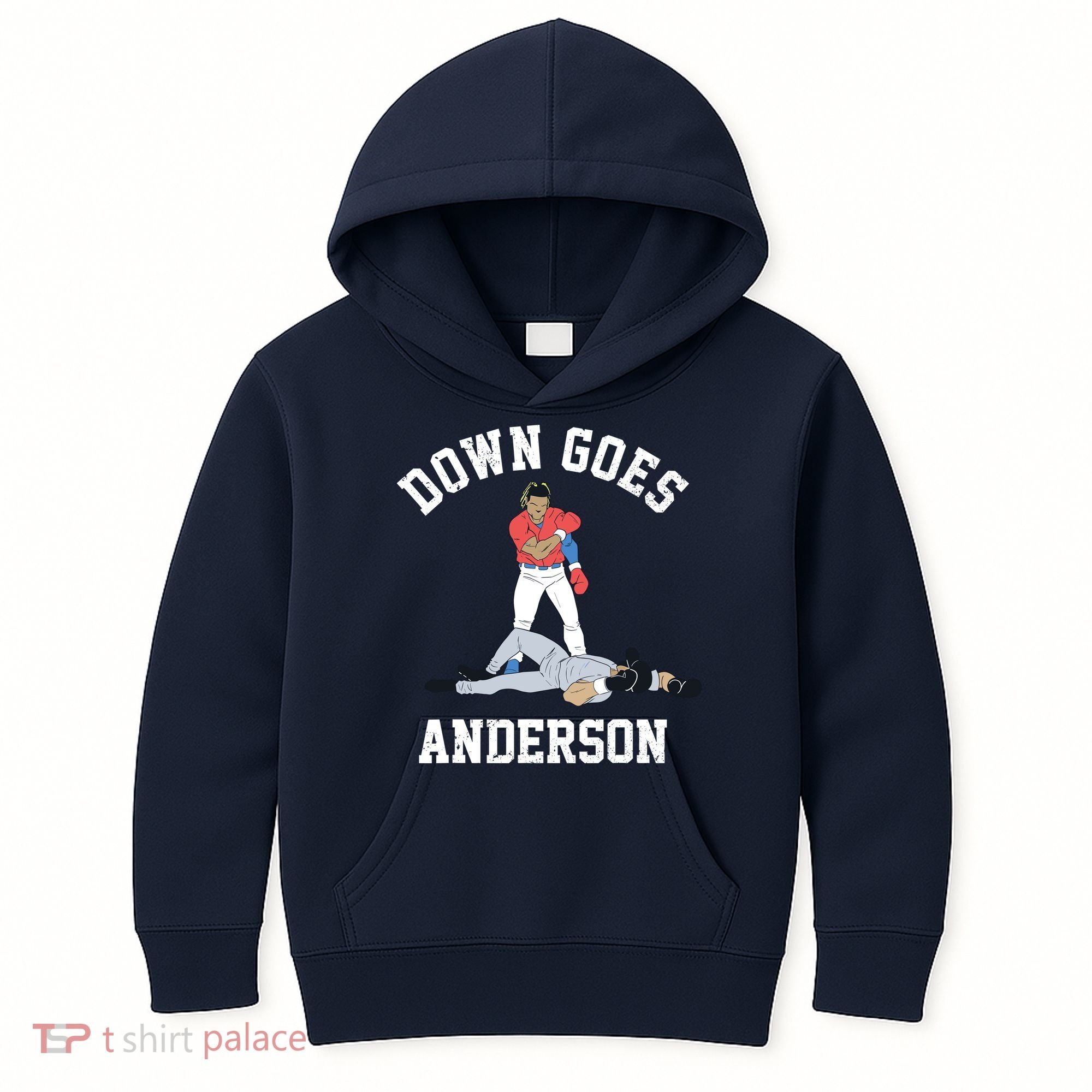 Down Goes Anderson Kids Hoodie