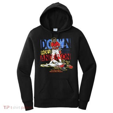 Down Goes Anderson Women's Hoodie