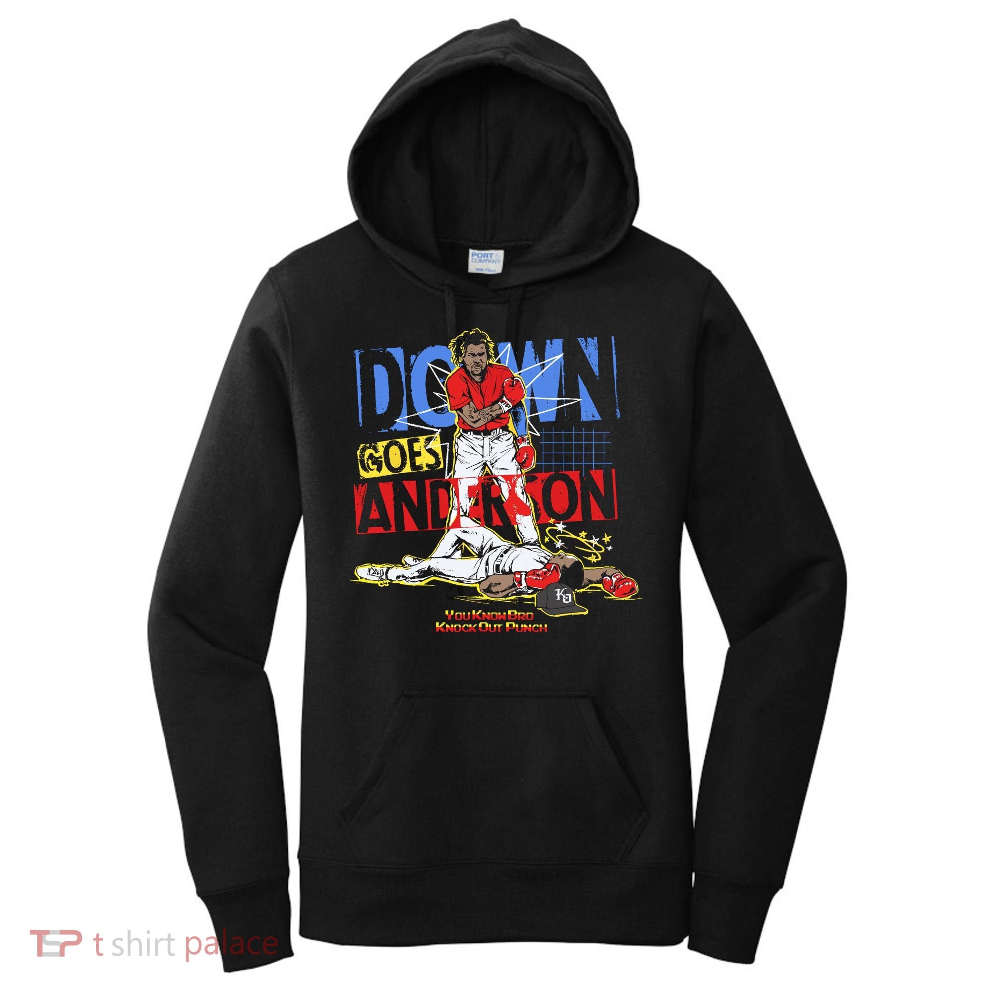 Down Goes Anderson Women's Hoodie