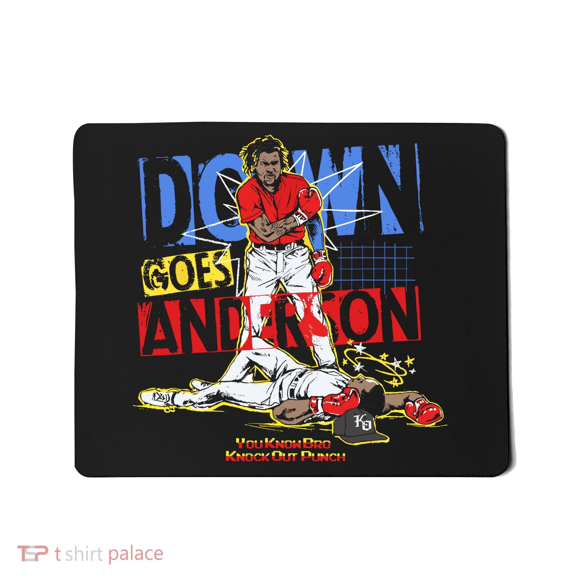 Down Goes Anderson Mousepad