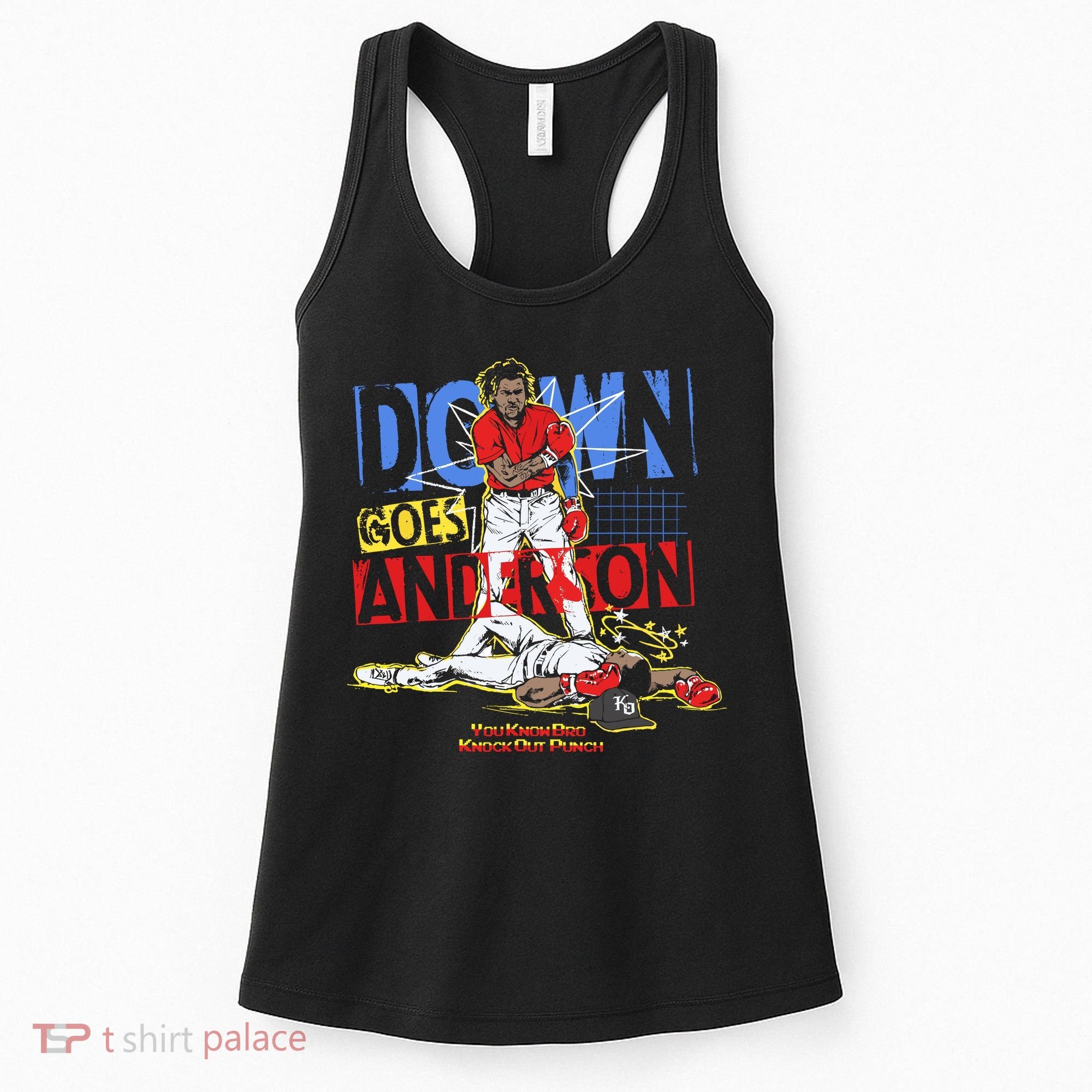 Down Goes Anderson Women's Tank Top