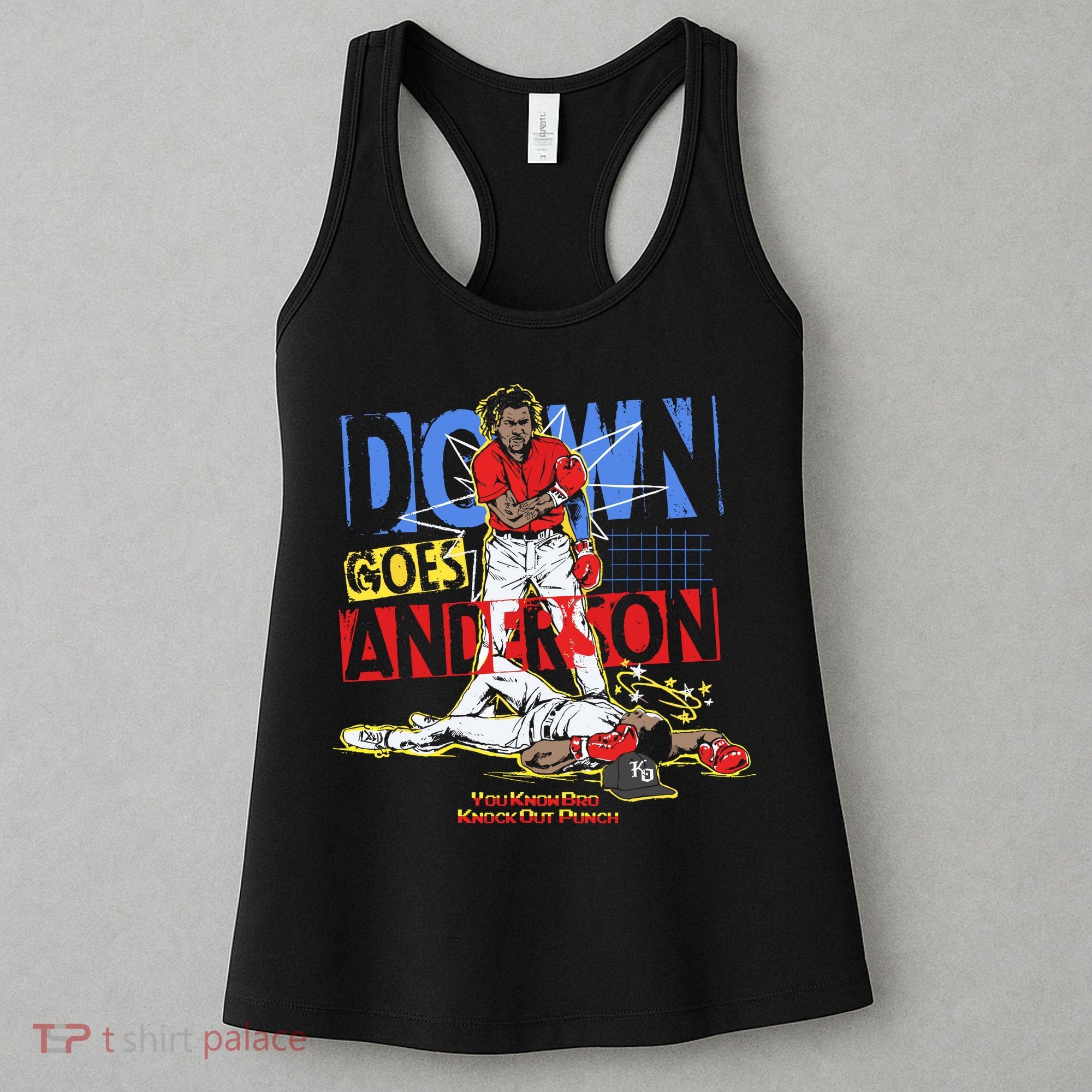 Down Goes Anderson Women's Tank Top
