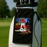 Down Goes Anderson Golf Towel thumb 2