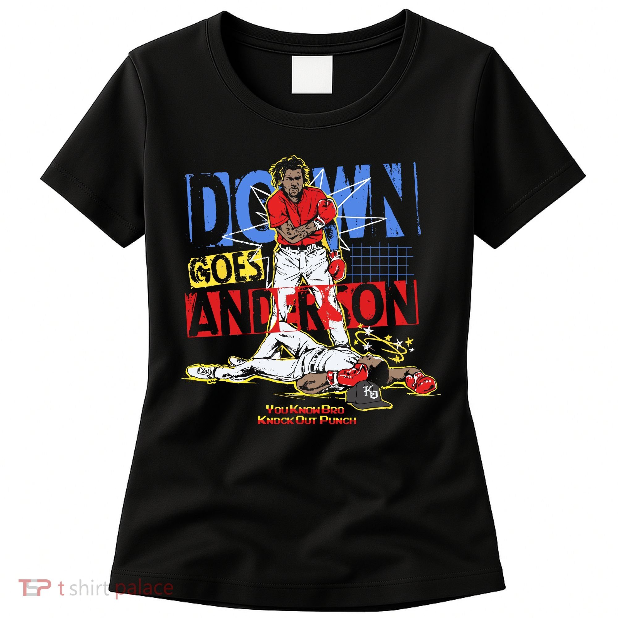 Down Goes Anderson Women's T-Shirt