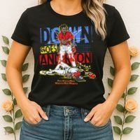 Down Goes Anderson Women's T-Shirt thumb 2