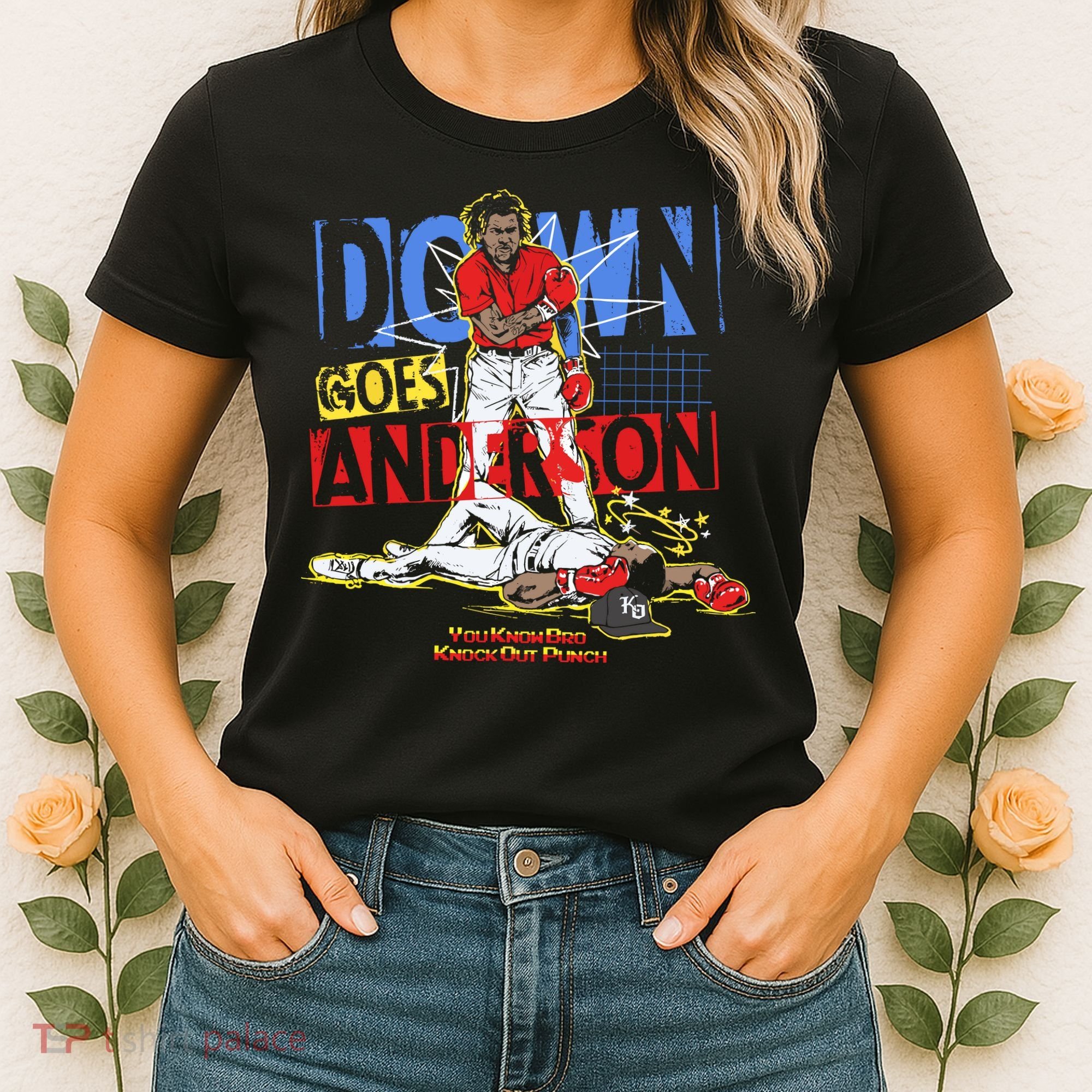 Down Goes Anderson Women's T-Shirt