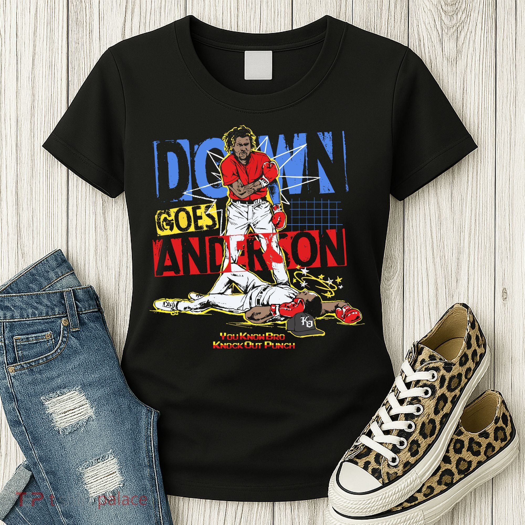 Down Goes Anderson Women's T-Shirt