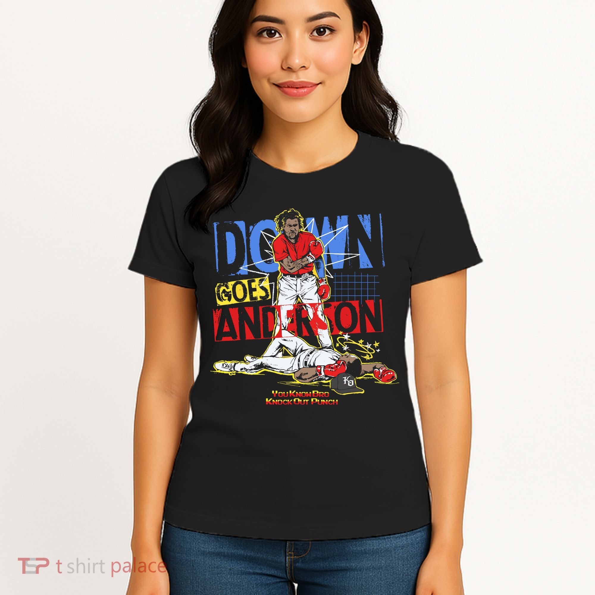 Down Goes Anderson Women's T-Shirt