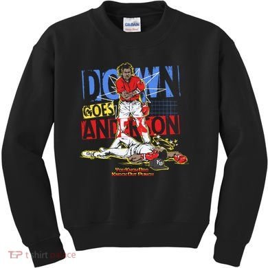 Down Goes Anderson Kids Sweatshirt