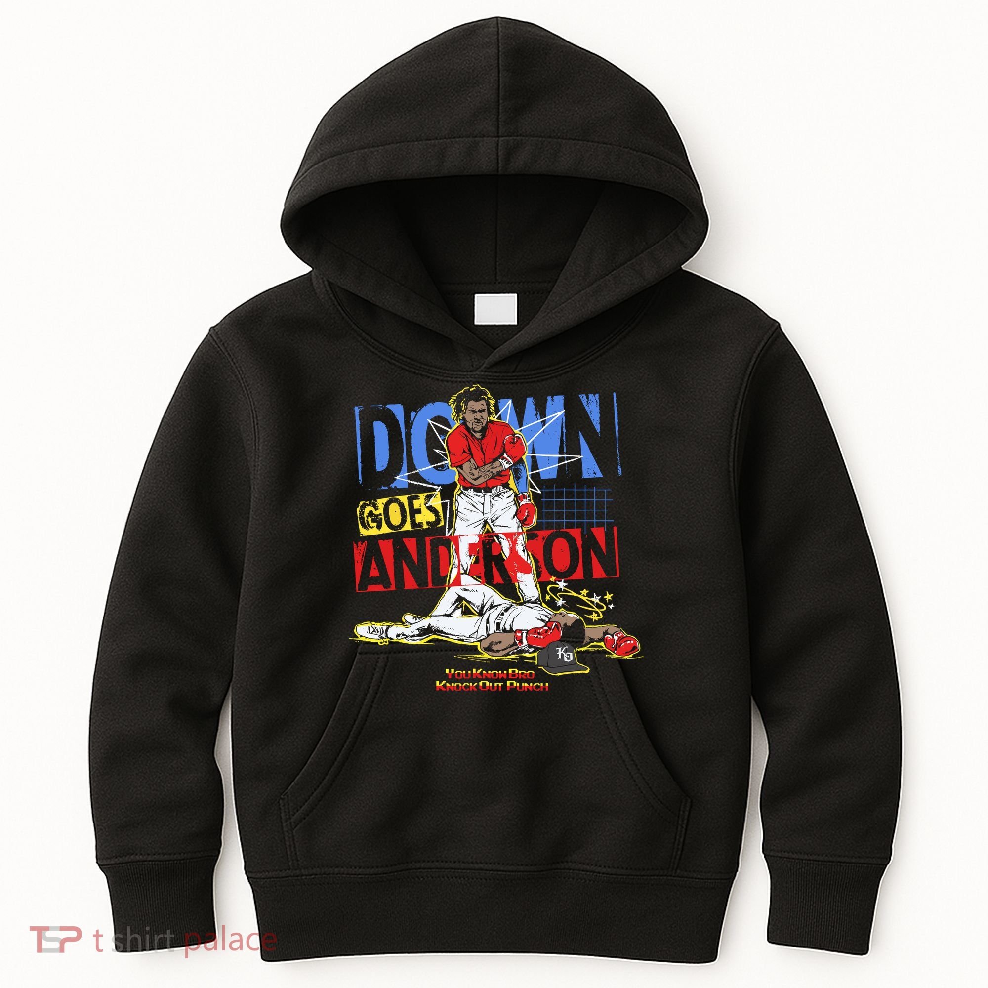 Down Goes Anderson Kids Hoodie