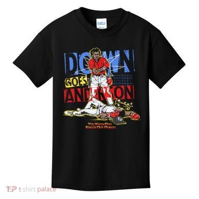 Down Goes Anderson Kids T-Shirt