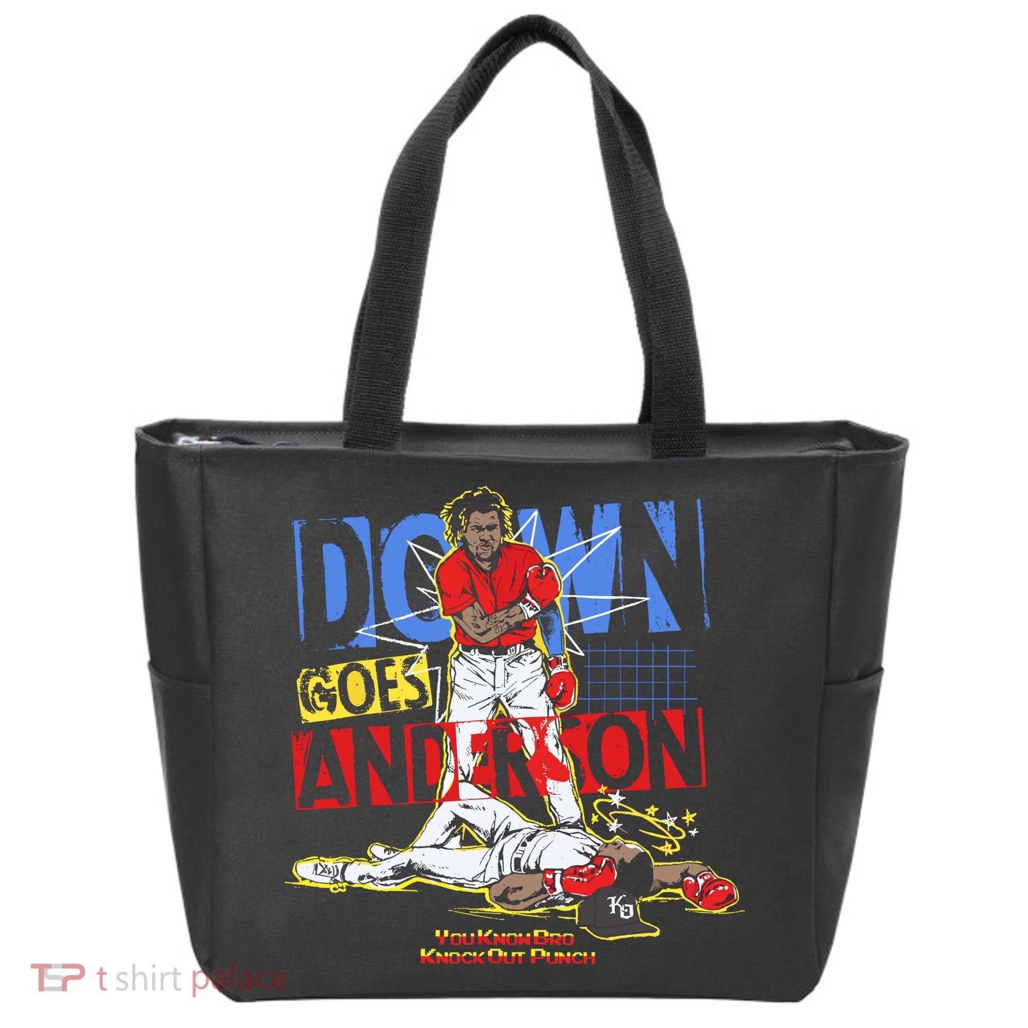 Down Goes Anderson Tote Bag