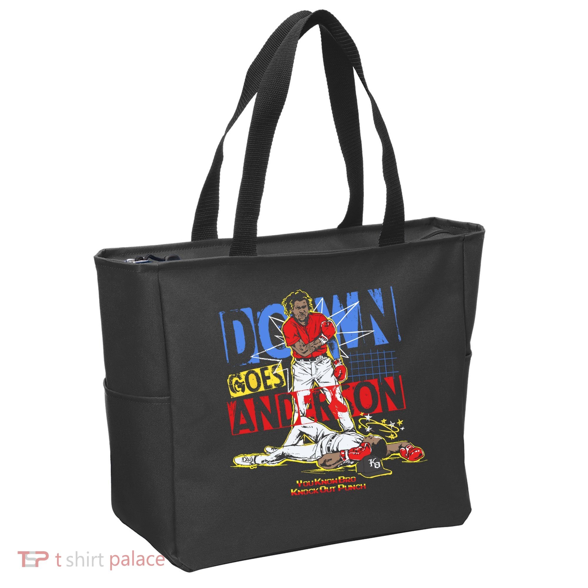 Down Goes Anderson Tote Bag